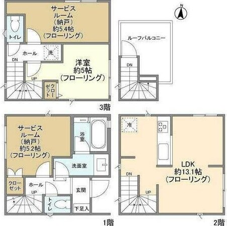 Ｋｏｌｅｔ綱島の物件間取画像